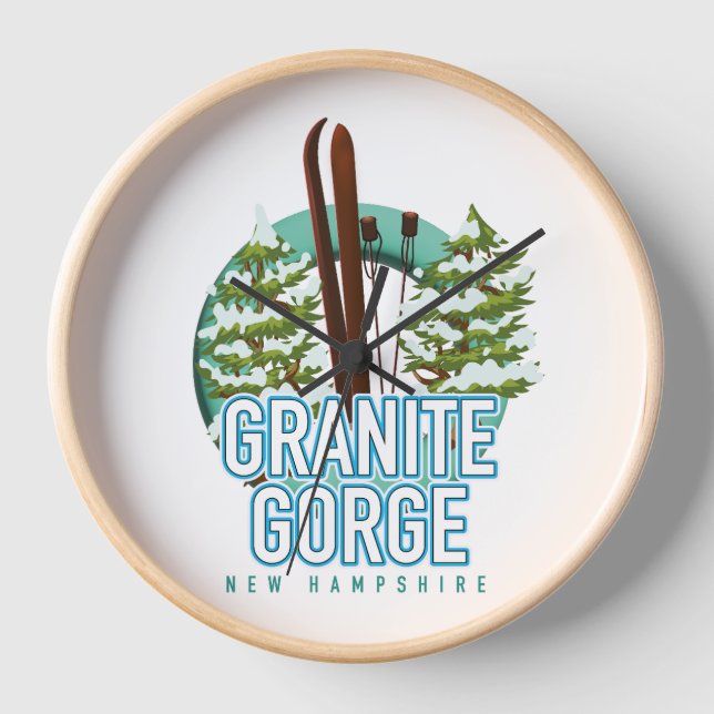 Reloj Granite Gorge new Hampshire ski (Anverso)