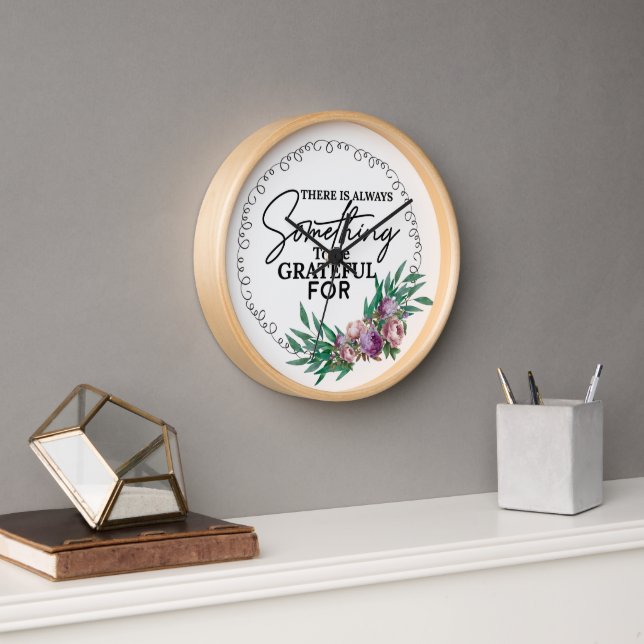 Reloj Gratitude Vibe Wall (Oficina)