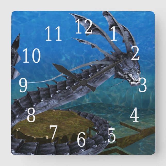 Reloj gris del dragón (Anverso)