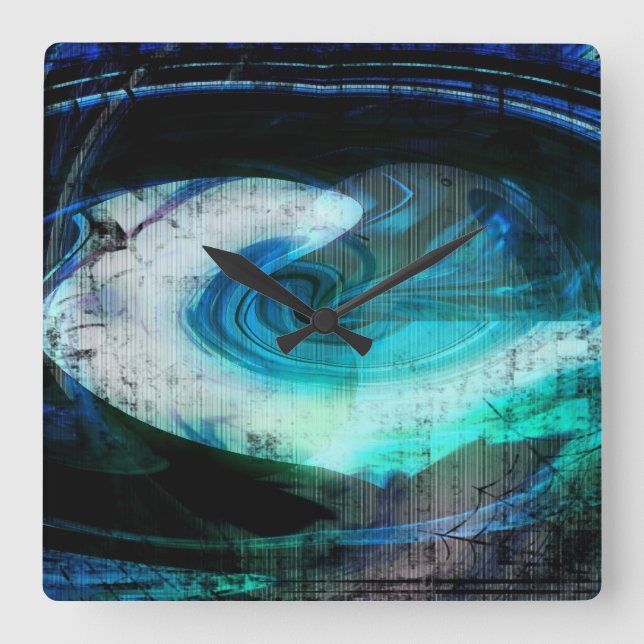 Reloj grunge de ajedrez (Anverso)