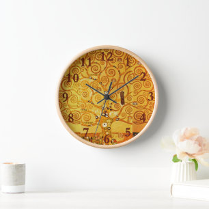 Reloj Gustav Klimt Árbol de la Vida: Simbolista Art Nouv