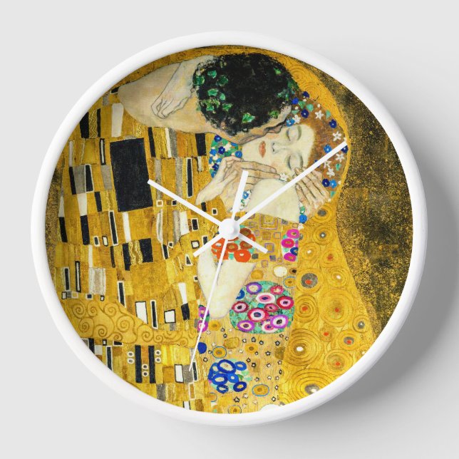 Reloj Gustav Klimt - El Beso / El día de San Valentín (Anverso)