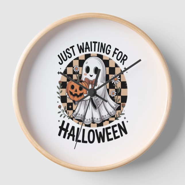 Reloj Halloween de la vaca de la montaña (2) (Anverso)