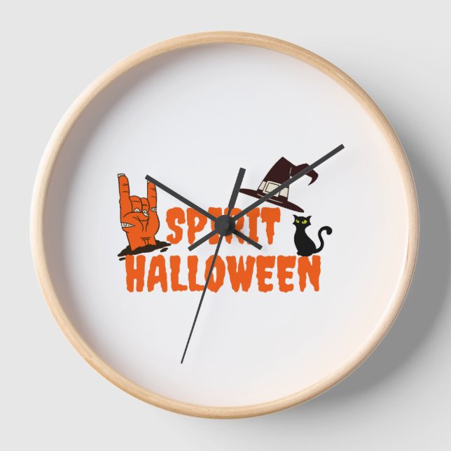 Reloj Halloween espiritual (Anverso)