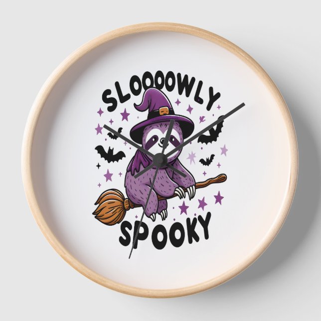 Reloj Halloween Feliz Feliz de la Tragedia (2) (Anverso)