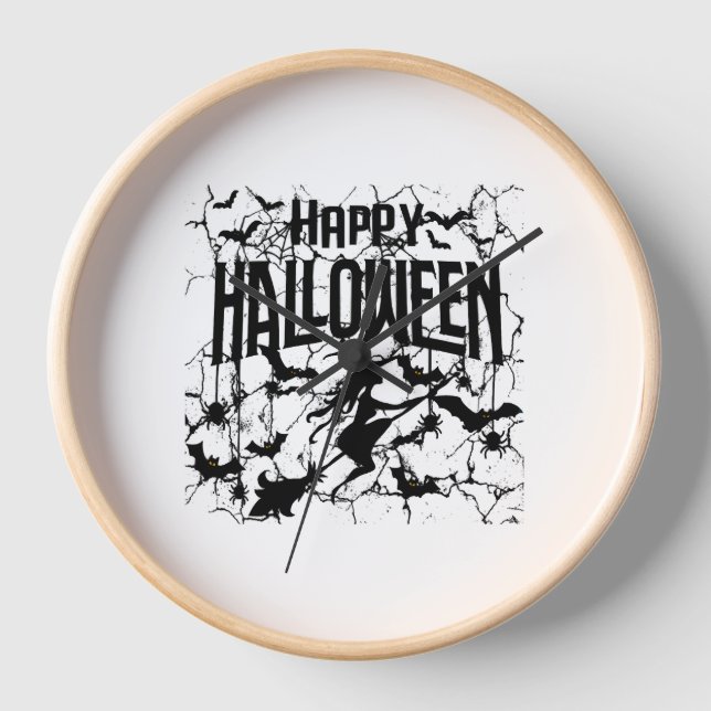 Reloj Halloween Happy Halloween (Anverso)