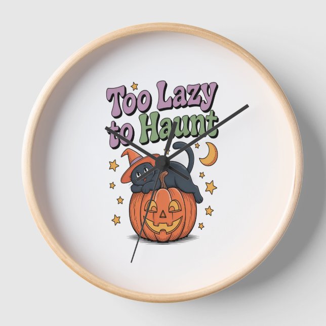 Reloj Halloween Lazy Ghost (Anverso)