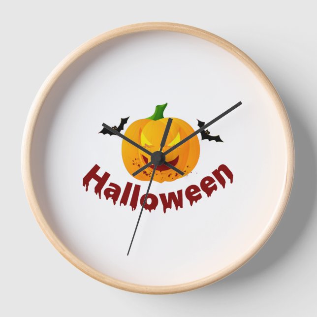 Reloj Halloween sangriento (Anverso)