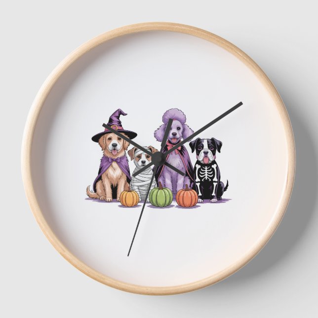 Reloj Halloween Squad Dog (Anverso)