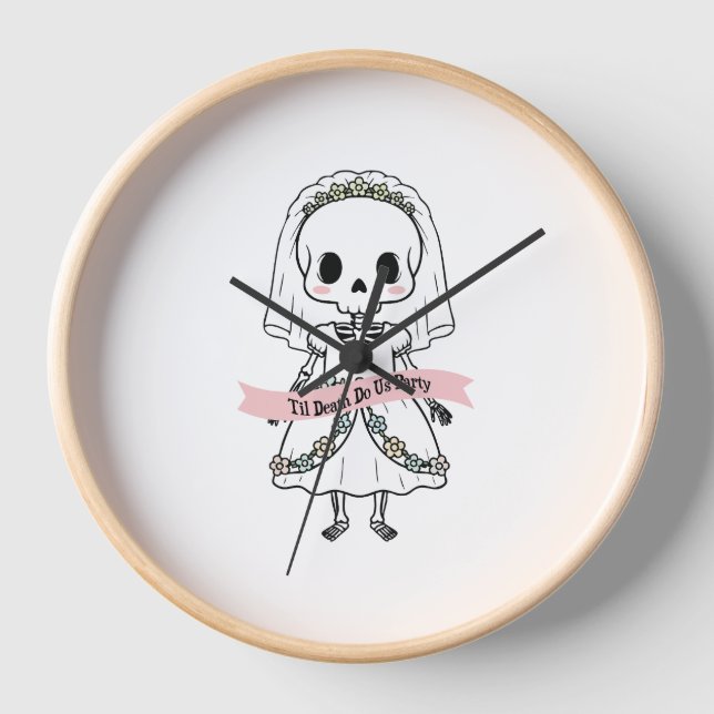 Reloj Hasta que la muerte nos haga Fiesta Halloween (Anverso)