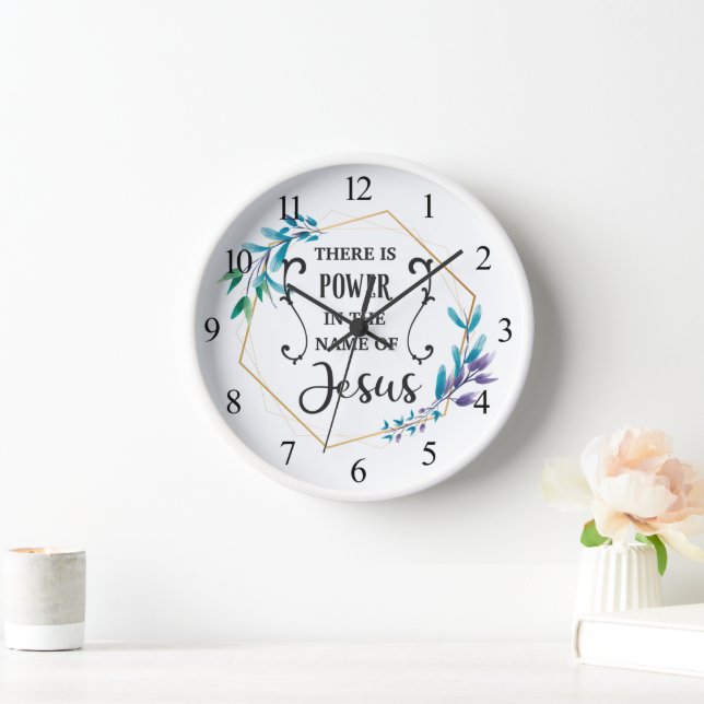 Reloj Hay poder en el nombre de Jesús (Hogar)