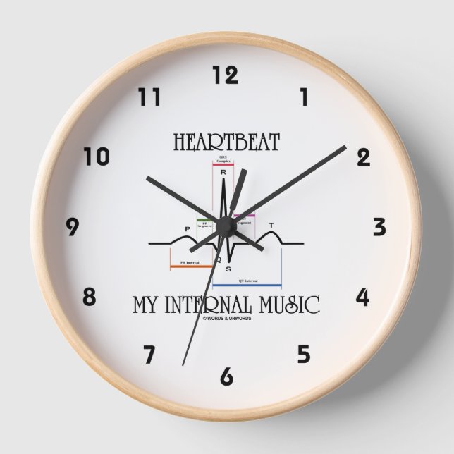 Reloj Heartbeat Mi electrocardiograma musical interno EK (Anverso)