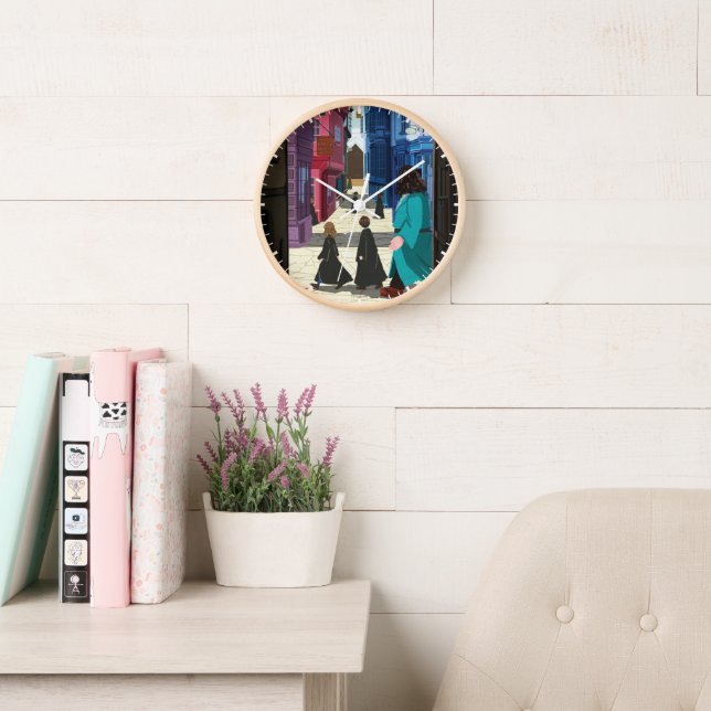 Reloj Hermione, HARRY POTTER™ y Hagrid en el callejón de (Sala de lectura)
