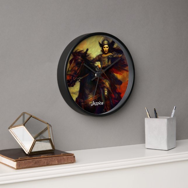 Reloj Hermoso Valkyrie a caballo (Oficina)