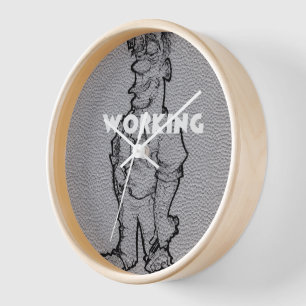 Reloj Hermoso y Asombroso Boceto a Lápiz: Trabajando Hor