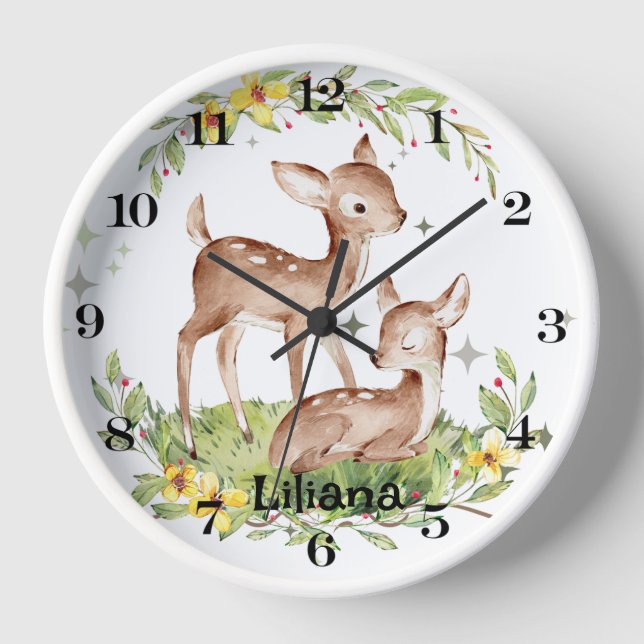 Reloj Hermosos y personalizados avispones en la pared fo (Anverso)