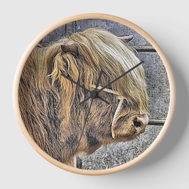 RELOJ HIGHLAND COW (Anverso)