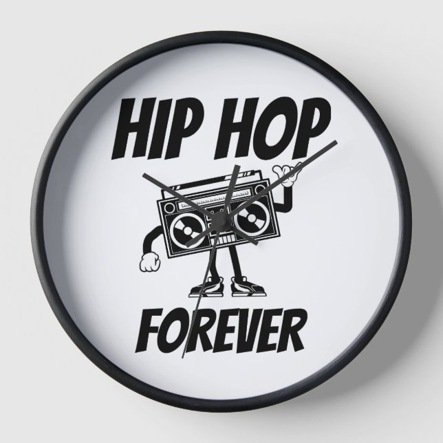 Reloj Hip Hop Forever Wall Clock (Anverso)