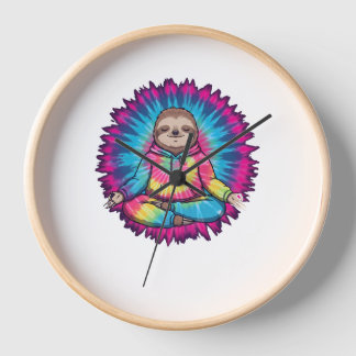Reloj Hippie Sloth Peace Sign Tie-Dy
