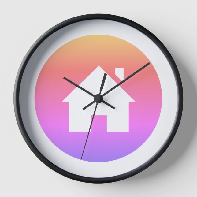 Reloj Hogar de iconos de computadora (Anverso)