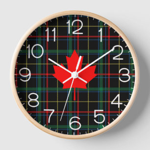 Reloj Hoja de arce de algodón canadiense