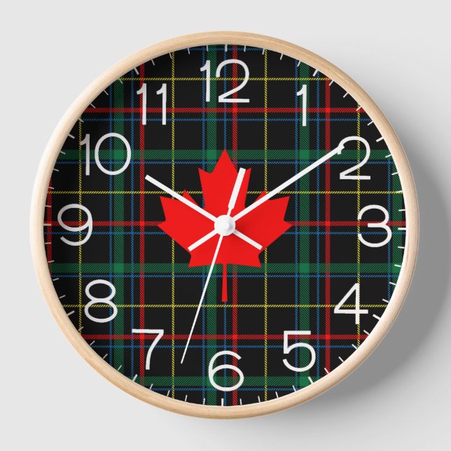 Reloj Hoja de arce de algodón canadiense (Anverso)