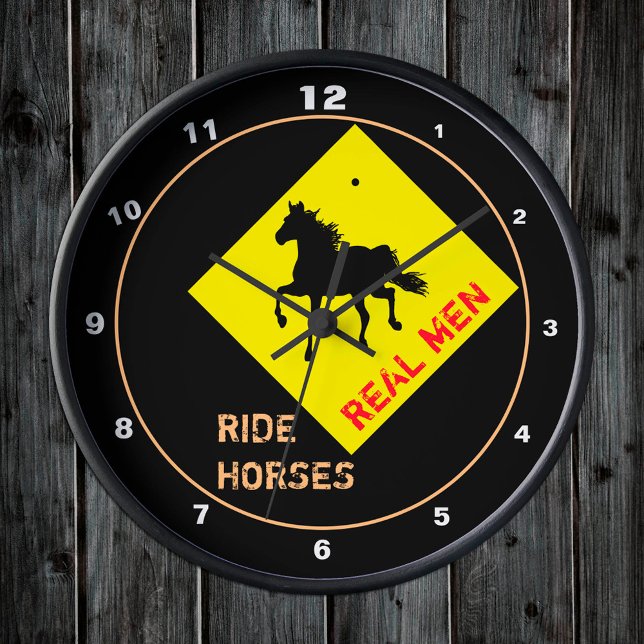 Reloj Hombres de verdad montan caballos y Fiestas de cab (Subido por el creador)