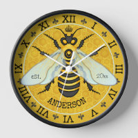 Honeybee Honeycomb French Bee Bumblebee Personaliz