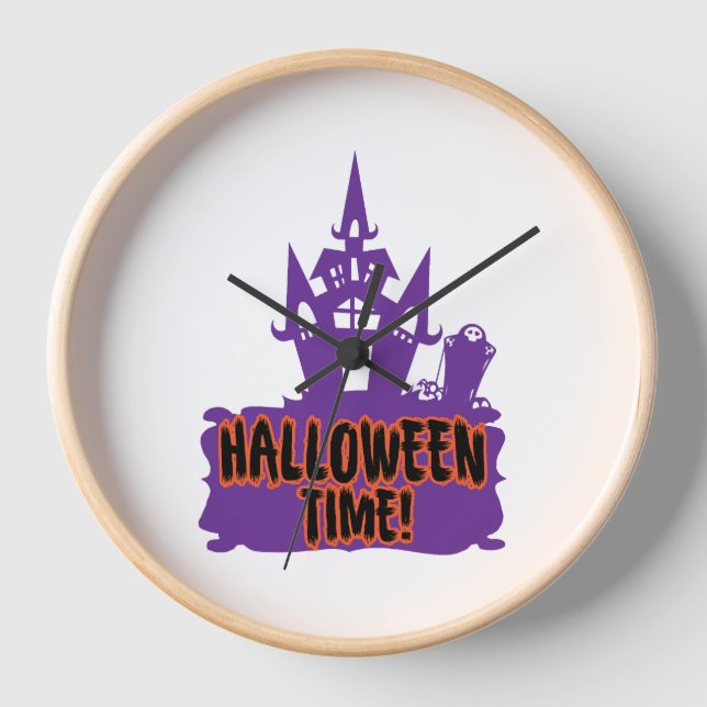 Reloj ¡Hora de Halloween! (Anverso)