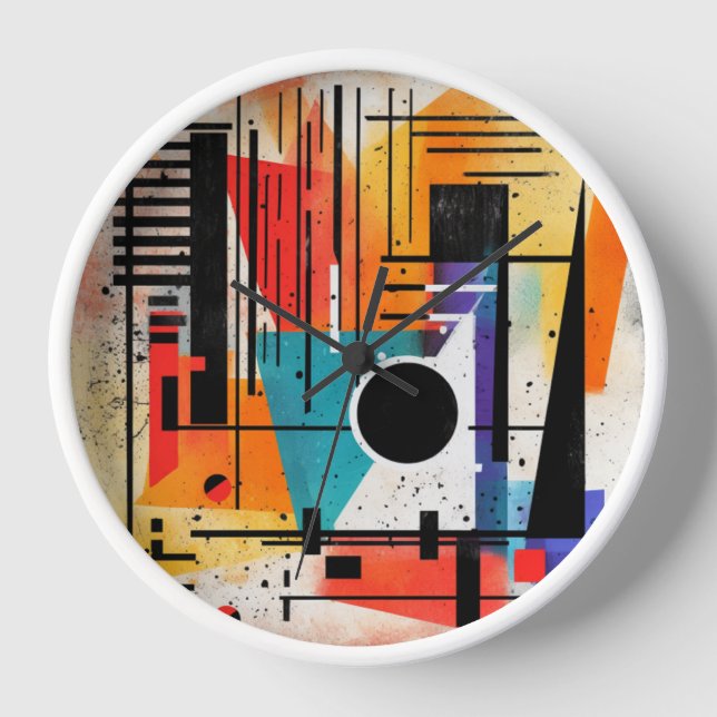 Reloj Horloge art abstrait (Anverso)