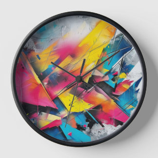 Reloj Horloge art abstrait