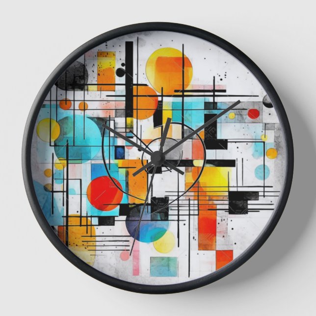 Reloj Horloge art abstrait (Anverso)