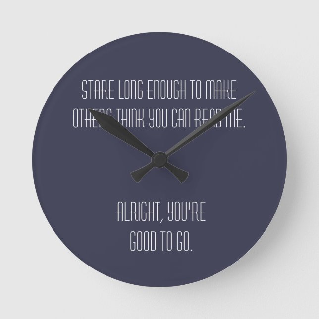 Reloj humorístico (Anverso)