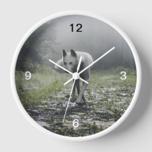 Reloj Husky Siberiano Blanco
