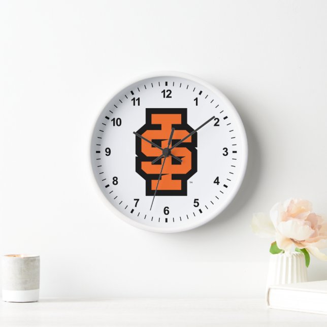 Reloj Idaho State University Bold Bengala Logo (Hogar)