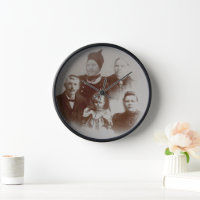 Imagen de B&W del Collage de la familia antigua