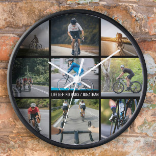 Reloj Imágenes personalizadas de amantes de la bicicleta