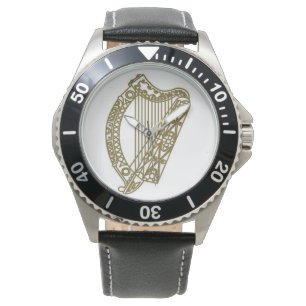 Reloj impermeable de harina dorada de Irlanda