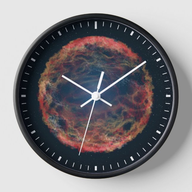 Reloj Impresión artística de Supernova 1993j. (Anverso)