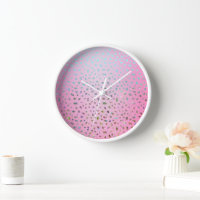 Impresión de chita rosa purpurina