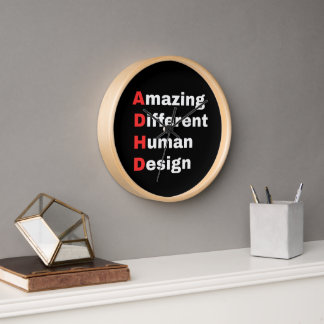 Reloj Increíble Diseño Humano Diferente - Orgullo TDAH