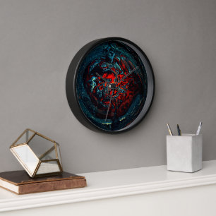 Reloj Infierno Oceánico Resplandor Rojo