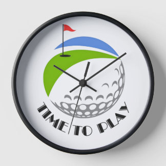 Reloj Infusión de Golf Diseñado "Hora de Jugar"