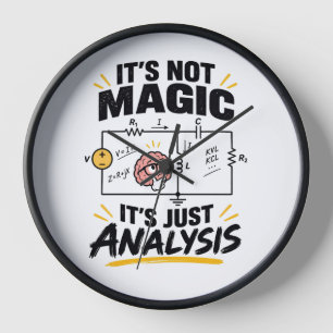 Reloj Ingeniero Eléctrico No es Mágica - Solo Análisis