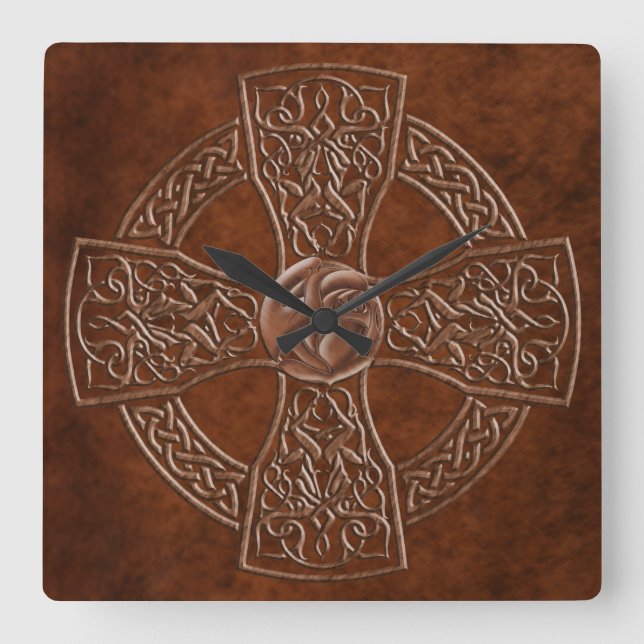 Reloj irlandés Celtic Leather Faux (Anverso)