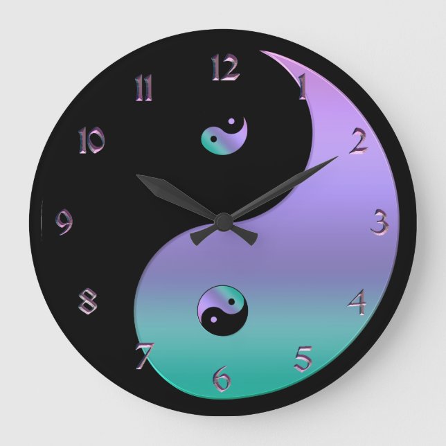 Reloj irlandés Yin Yang (Anverso)