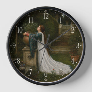 Reloj Isabella y la olla de albahaca