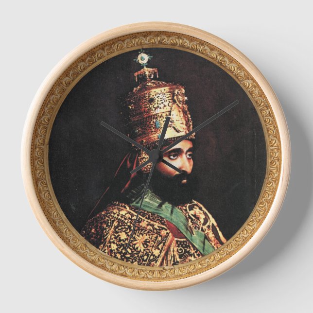 Reloj Jah Rastafari Haile Selassie Rasta Reggae Roots (Anverso)