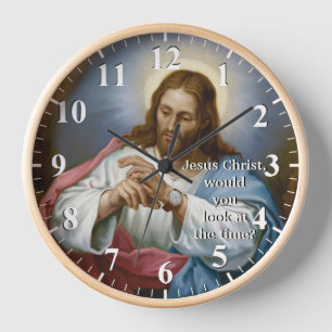 Reloj Jesucristo, ¿podrías mirar el Tiempo?