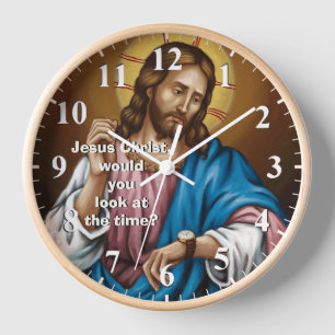 Reloj Jesucristo, ¿podrías mirar el Tiempo?
